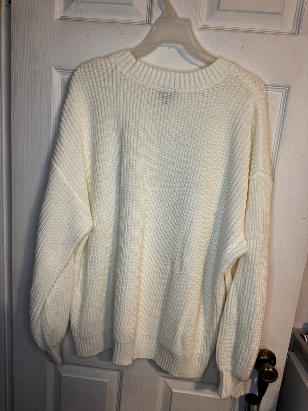 Torrid Lucky You Shamrock Cream Knit Sweater | Plus Size 2 (2X) - Picture 3 of 3